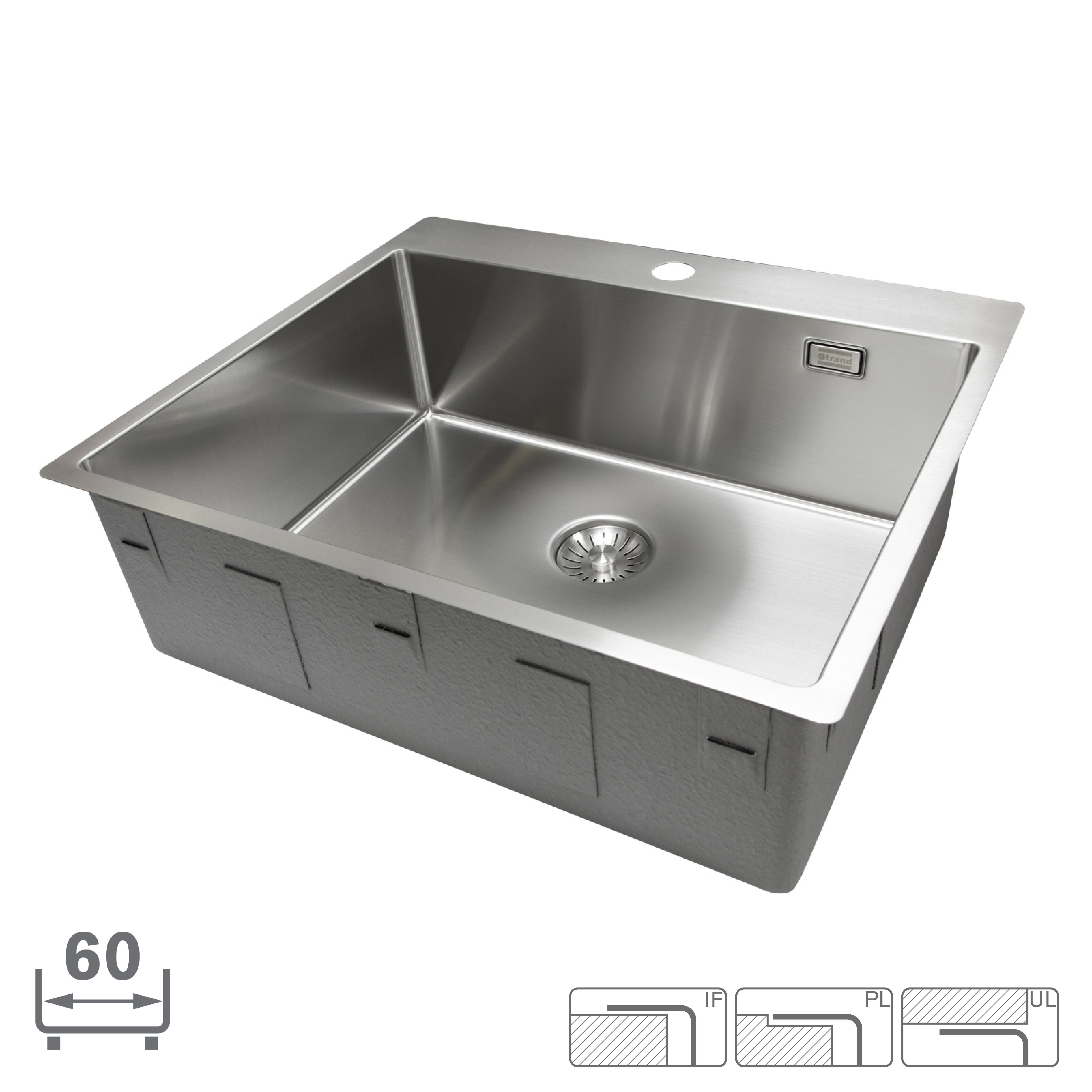 Strand Stainless Disklåda Strand Solid SOL- 5440B
