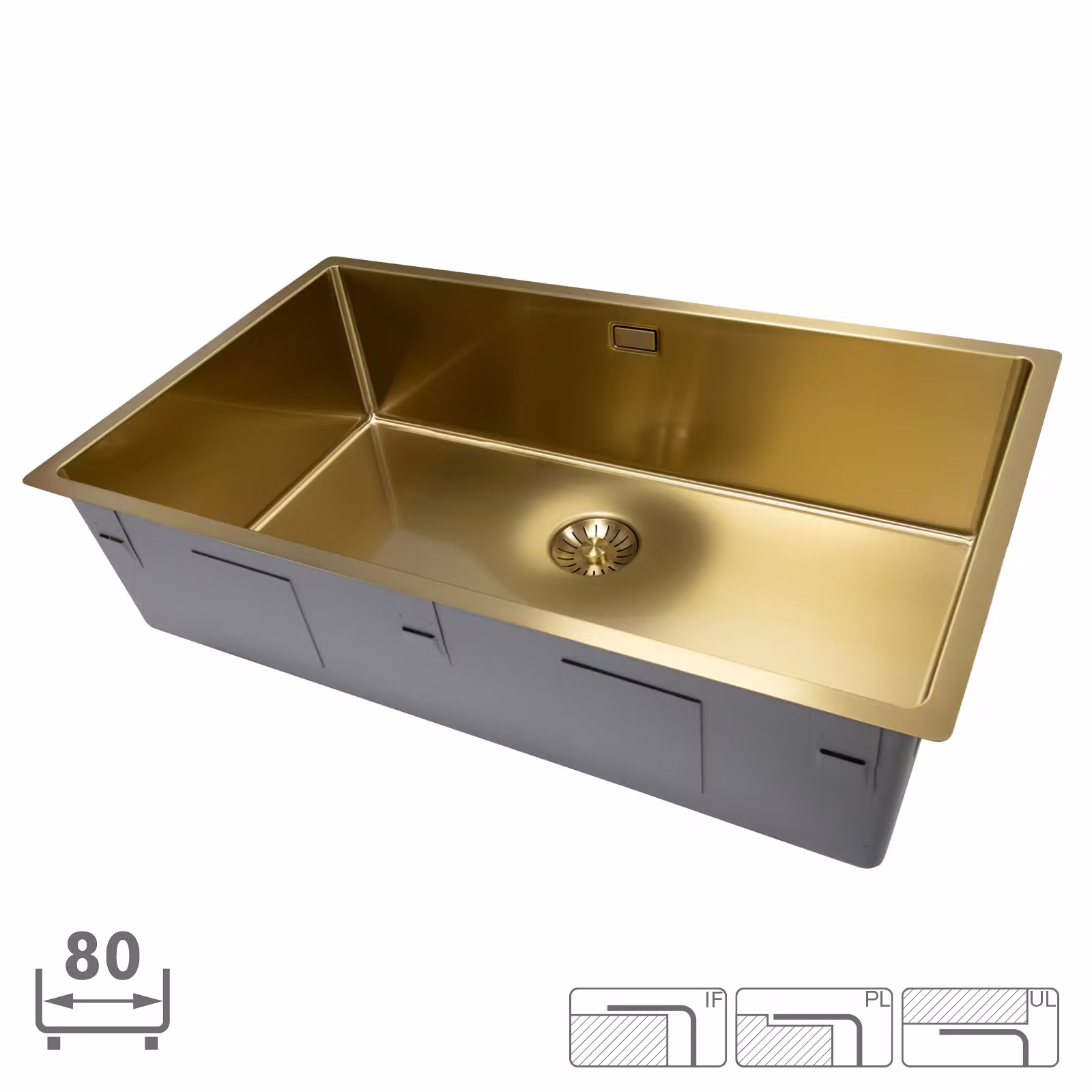 Disklåda Strand Solid SOL- 7040 GOLD