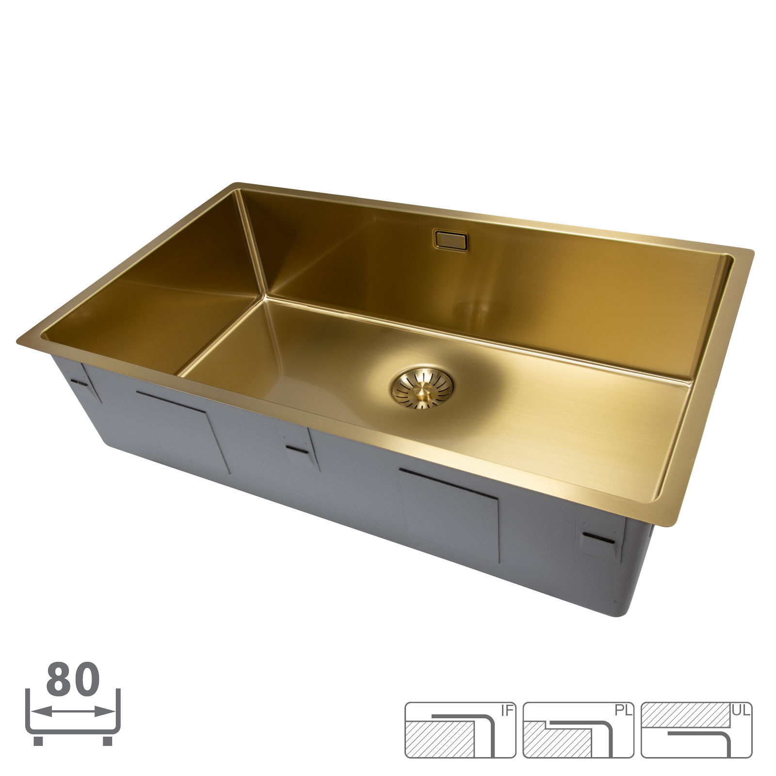 Strand Stainless Disklåda Strand Solid SOL- 7040 GOLD
