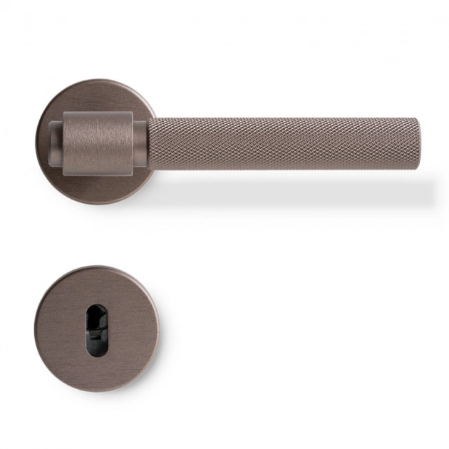 Beslag Design Dörrhandtag Helix 200 - Mörk brons