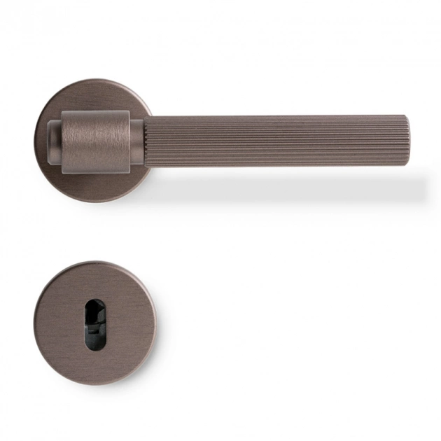 Dörrhandtag Helix 200 Stripe - Mörk brons