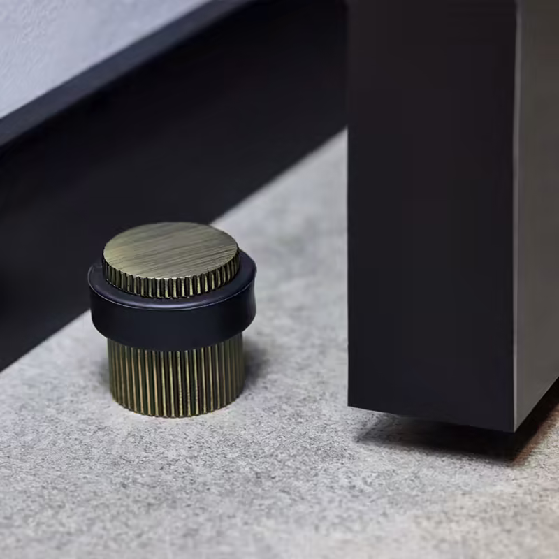 Dörrstopp Helix Stripe - Antik Brons