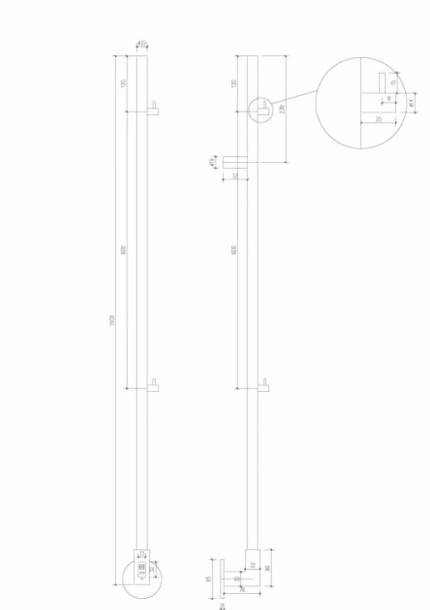Handdukstork POLE PO-1500ET