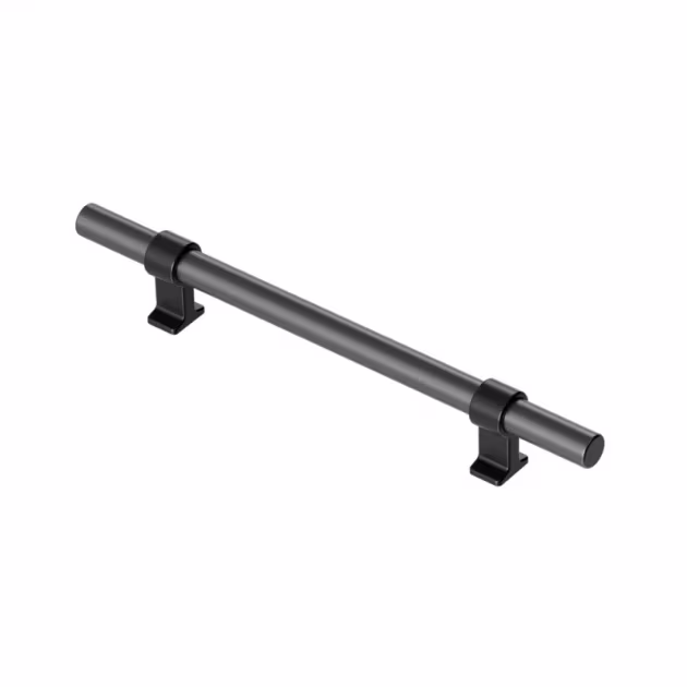 Handtag Bond - 160mm - Mattsvart/gun metal