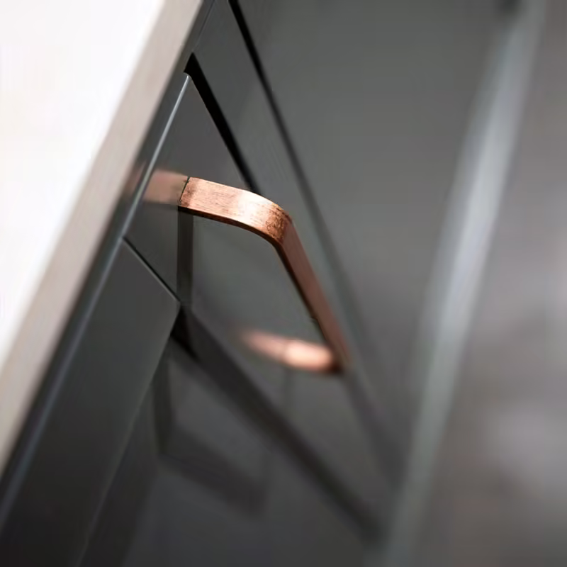 Handtag Grace - 160mm - Antik Koppar