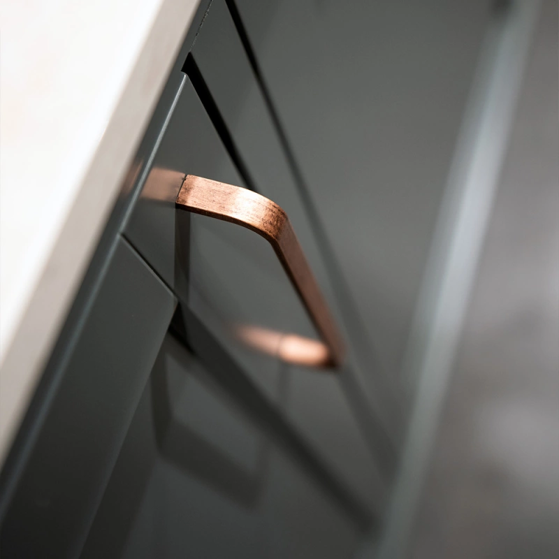 Handtag Grace - 160mm - Antik Koppar