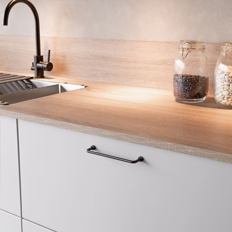 Handtag Lounge - 160mm - Antik brun