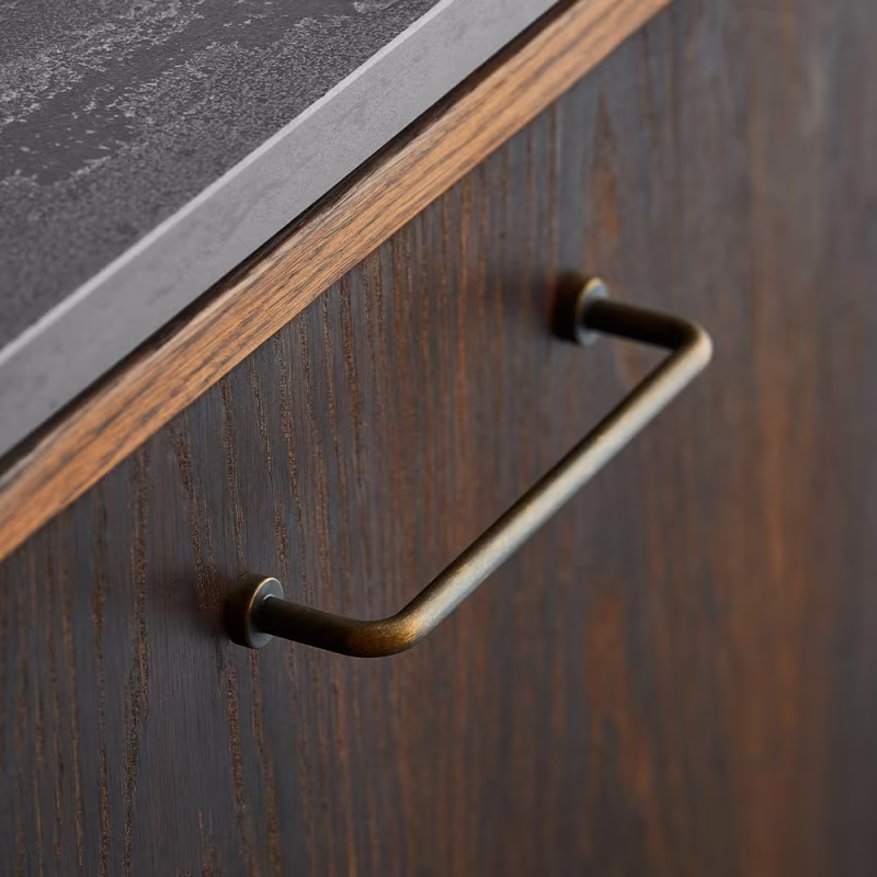 Handtag Lounge - 160mm - Antik brun