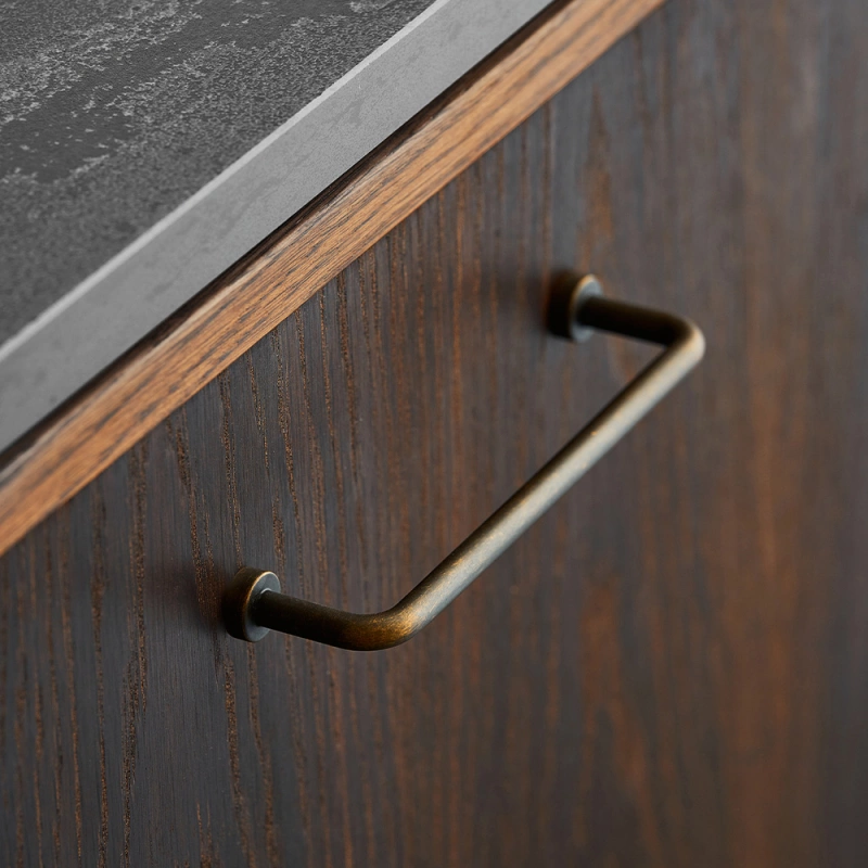 Handtag Lounge - 160mm - Antik brun