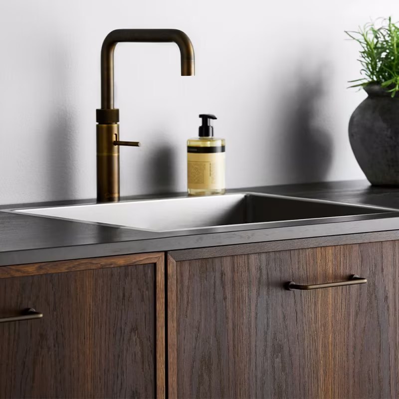 Handtag Lounge - 160mm - Antik brun