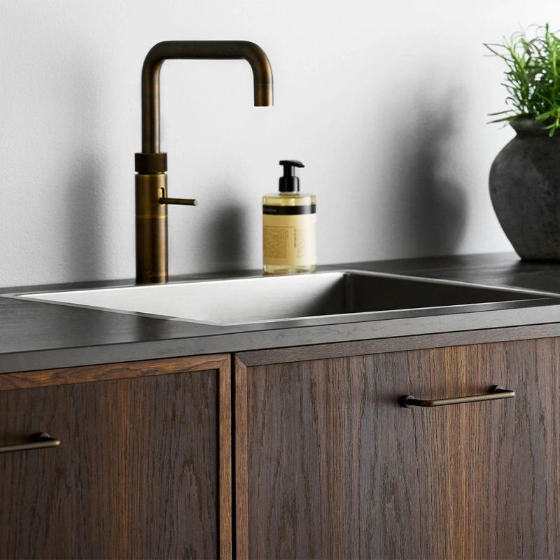 Handtag Lounge - 160mm - Antik brun
