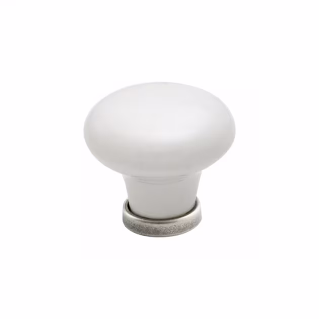 Knopp 24136 - 30mm - Vit/Tenn