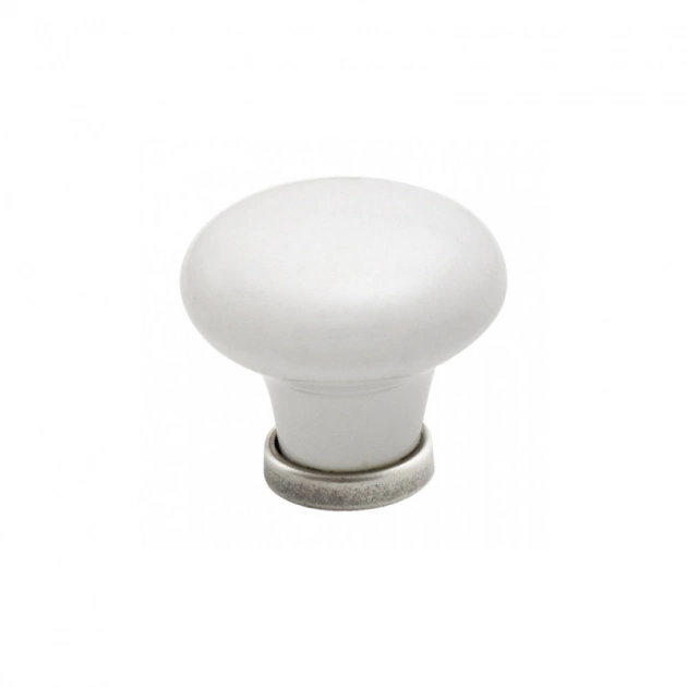 Knopp 24136 - 30mm - Vit/Tenn