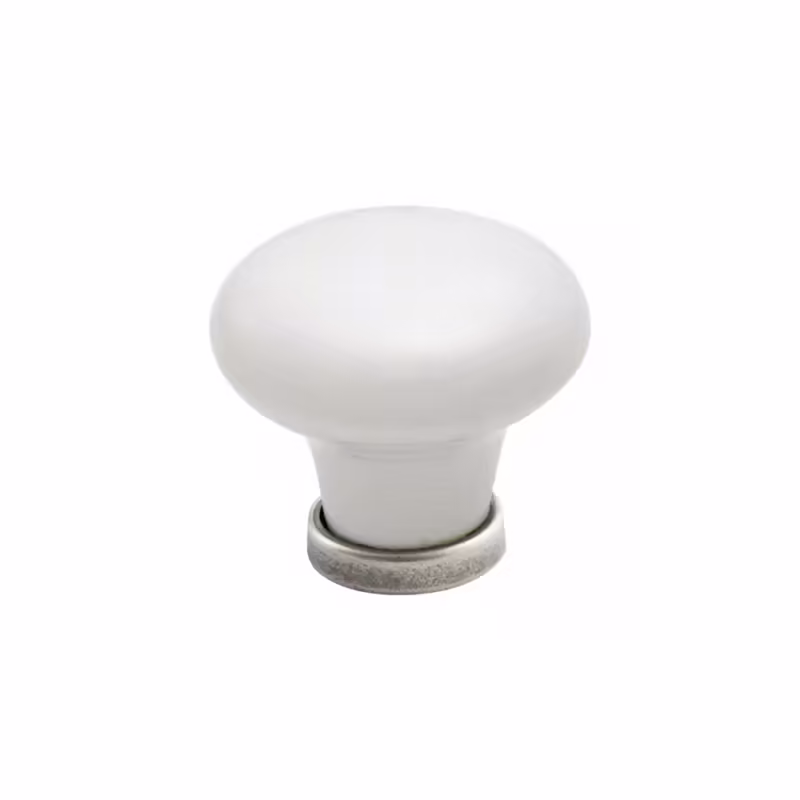 Knopp 24136 - 30mm - Vit/Tenn