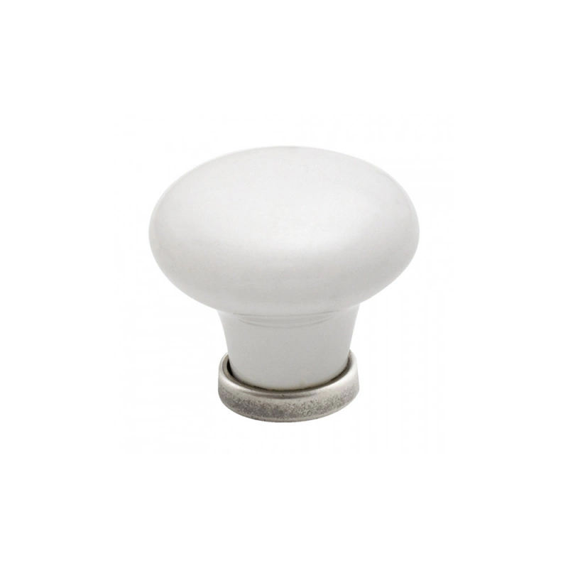 Knopp 24136 - 30mm - Vit/Tenn