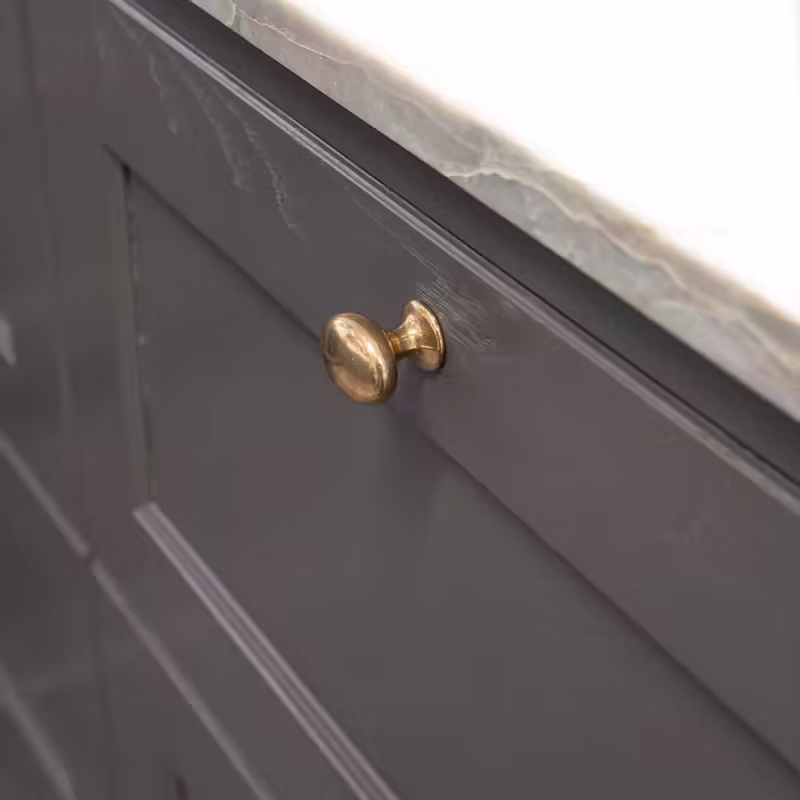 Knopp 401 - 40mm - Mässing matt