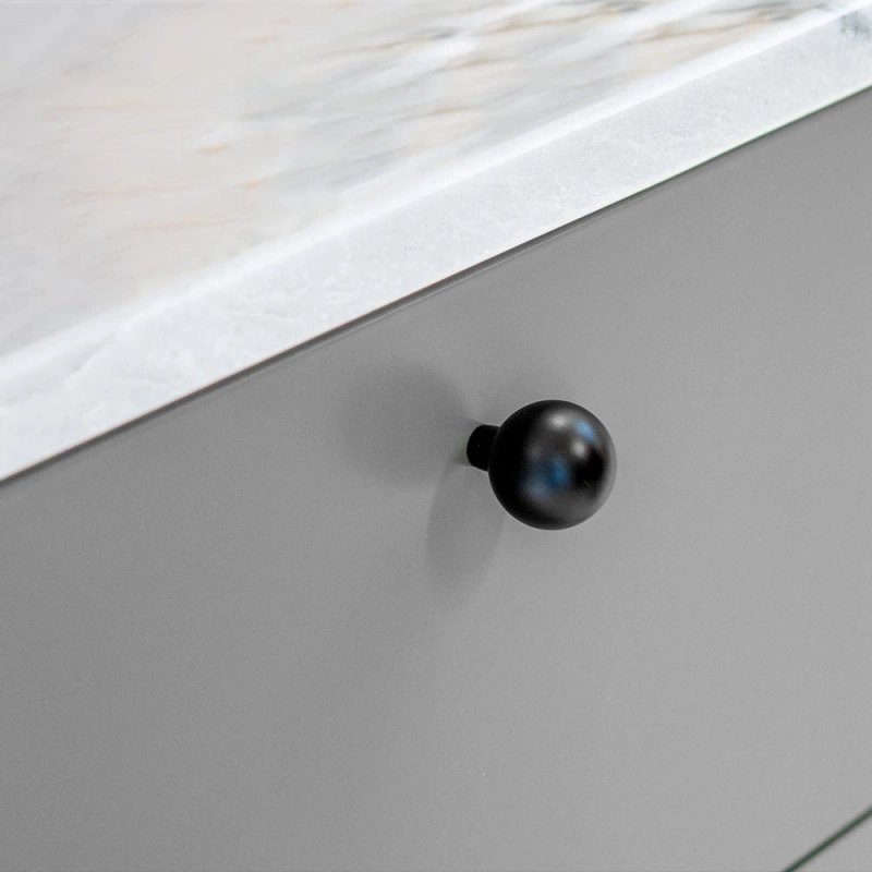Knopp 8322 - 28mm - Krom