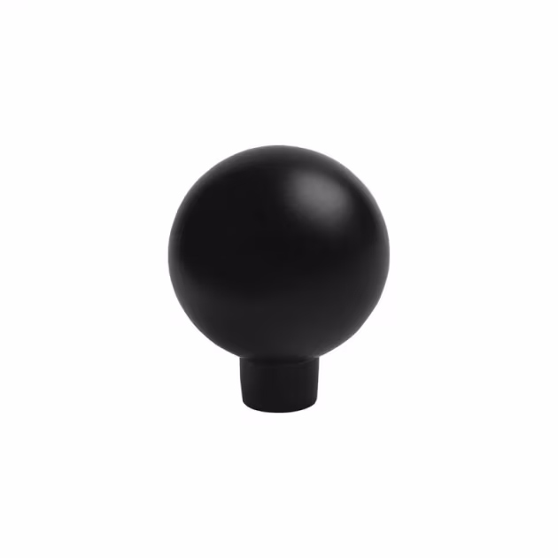 Knopp 8322 - 28mm - Mattsvart