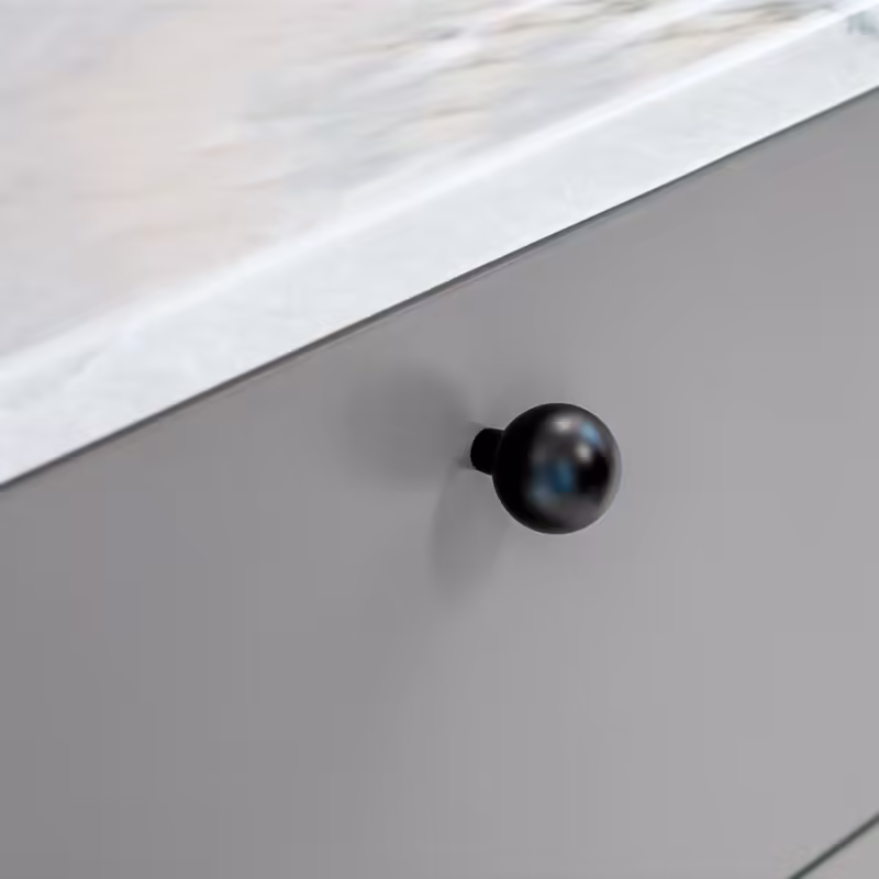 Knopp 8322 - 28mm - Mattsvart
