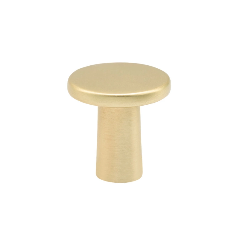 Knopp Bob - Ø28mm - Borstad mässing
