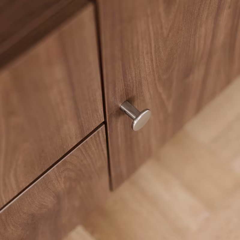 Knopp Bob - Ø28mm - Förnicklad