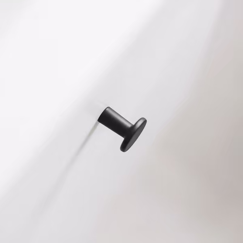 Knopp Bob - Ø28mm - Mattsvart