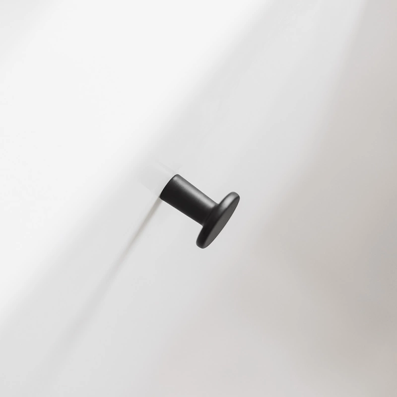 Knopp Bob - Ø28mm - Mattsvart