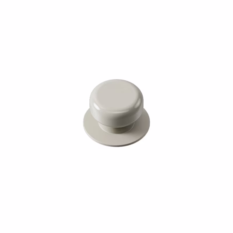 Knopp Colette - 50mm - Glossy dusty creme