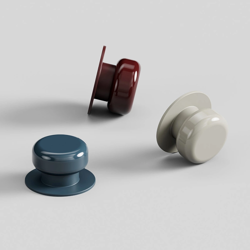 Knopp Colette - 50mm - Glossy slate blue