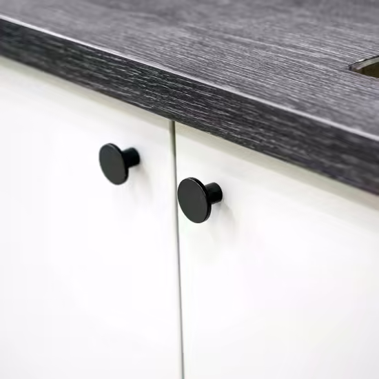 Knopp Como - 26mm - Mattsvart