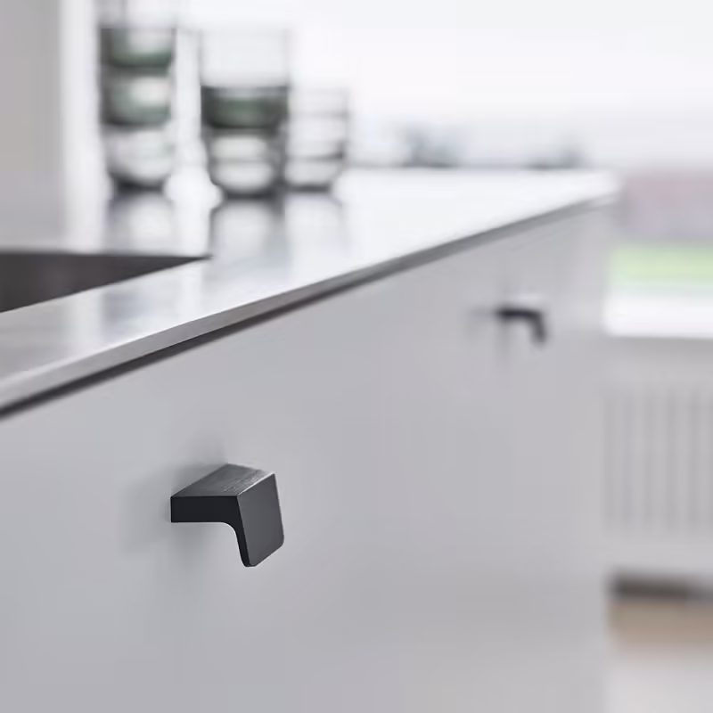 Knopp Envelope - Borstad svart