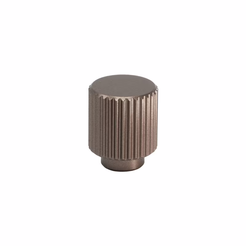 Knopp Helix Stripe - Mörk brons
