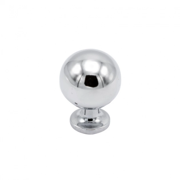 Knopp Lily - 30mm - Krom