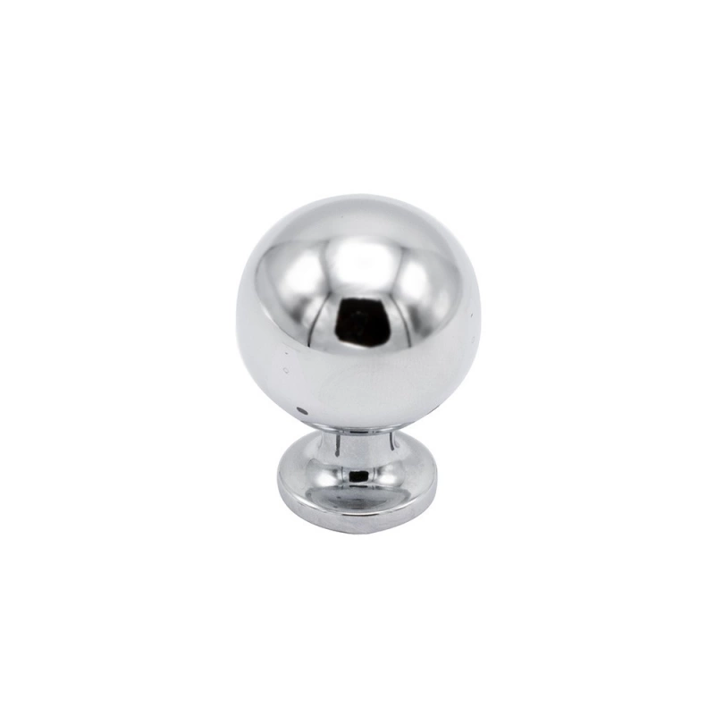 Knopp Lily - 30mm - Krom
