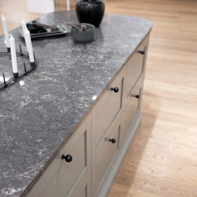 Knopp Lily - 30mm - Mattsvart