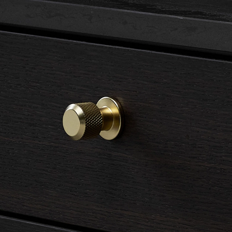 Knopp Manor Round - Guld