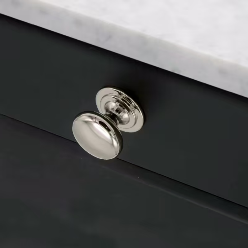 Knopp Mynta - 32mm - Förnicklad