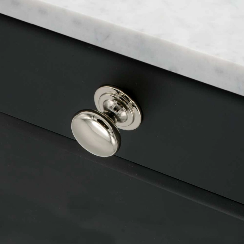 Knopp Mynta - 32mm - Förnicklad