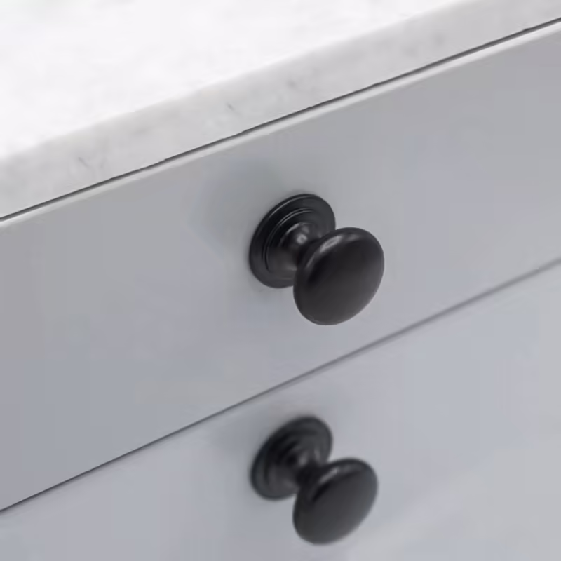 Knopp Mynta - 32mm - Svart