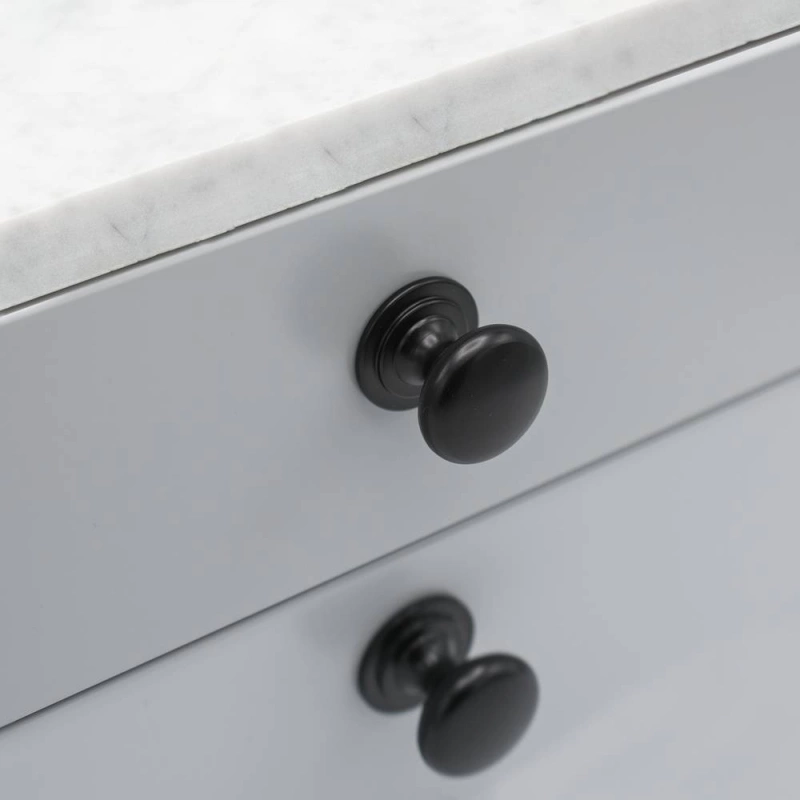 Knopp Mynta - 32mm - Svart