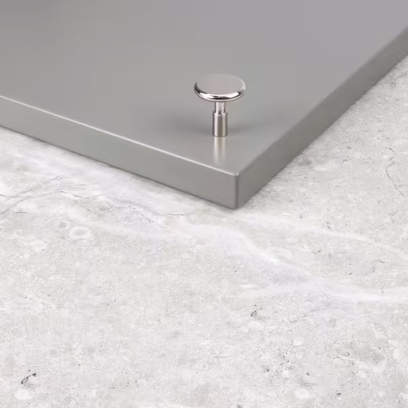 Knopp Spira - 24mm - Förnicklad