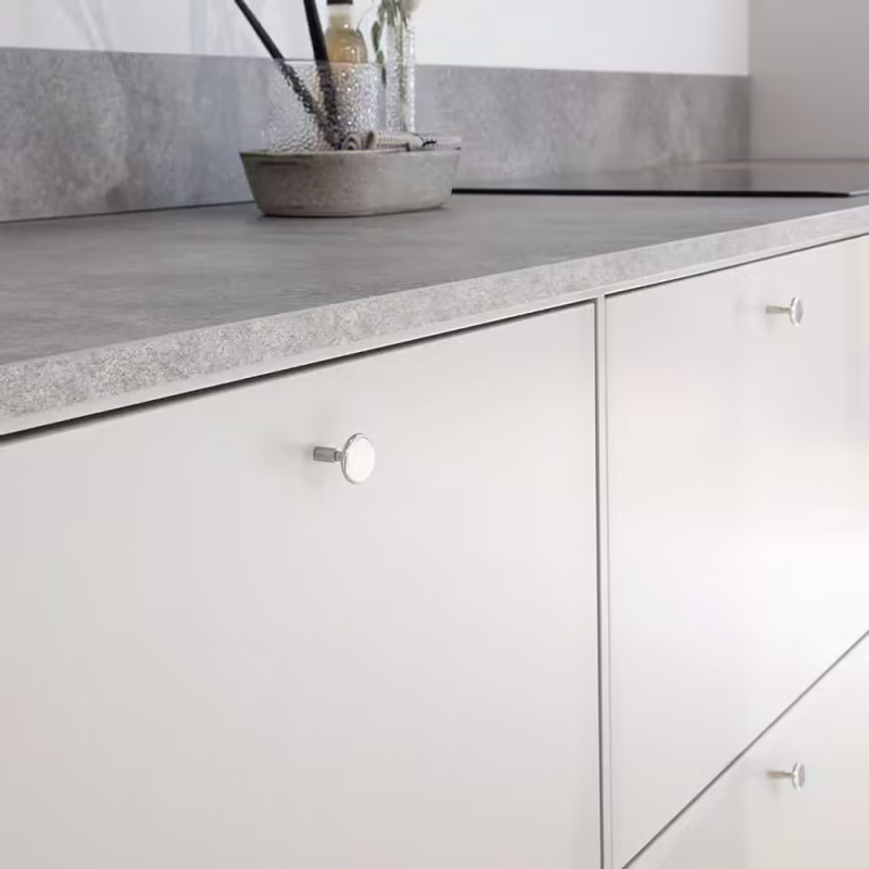 Knopp Spira - 24mm - Förnicklad