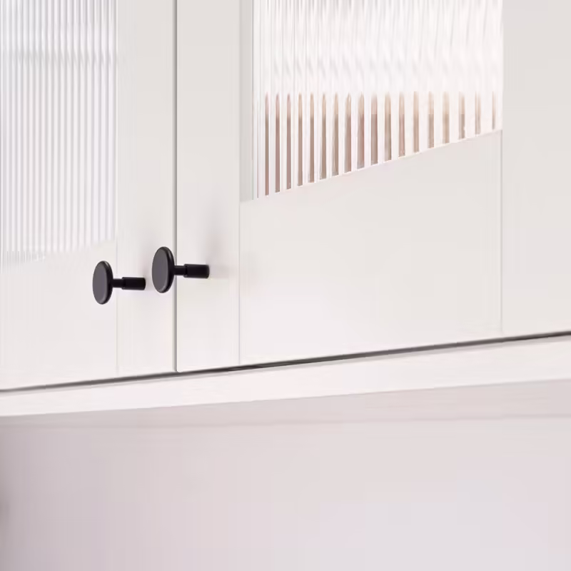 Knopp Spira - 24mm - Mattsvart