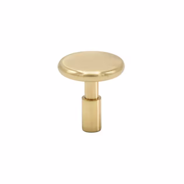 Knopp Spira - 24mm - Polerad mässing