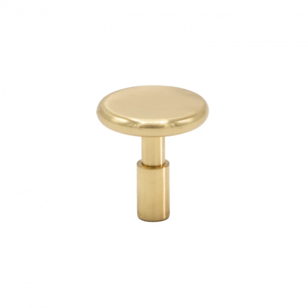 Knopp Spira - 24mm - Polerad mässing