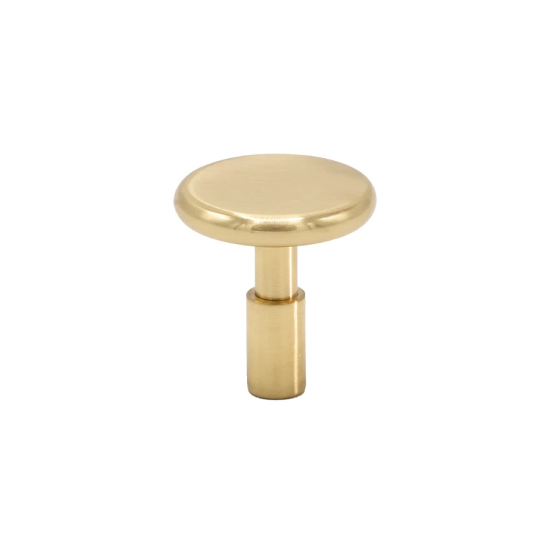 Knopp Spira - 24mm - Polerad mässing