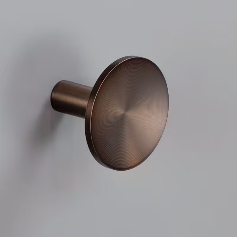Knopp Sture - 28mm - Brunerad mässing