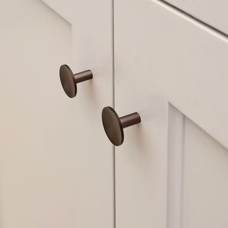 Knopp Sture - 28mm - Brunerad mässing
