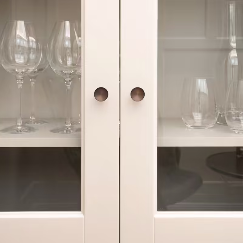 Knopp Sture - 28mm - Brunerad mässing