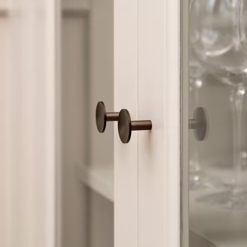 Knopp Sture - 28mm - Brunerad mässing
